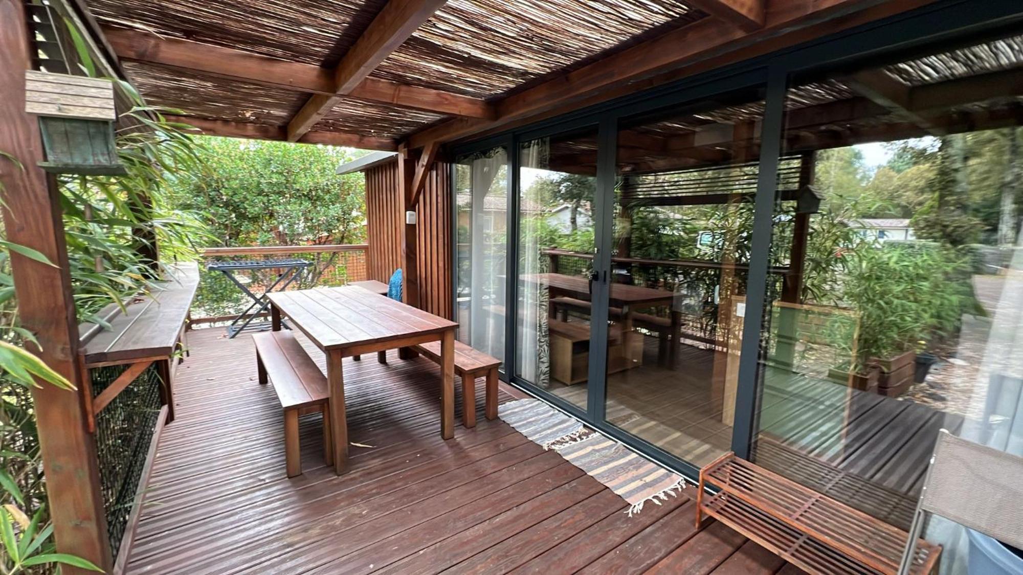 Chalet 2020 Camping 4 Etoiles Bassin D'Arcachon La Teste Buitenkant foto